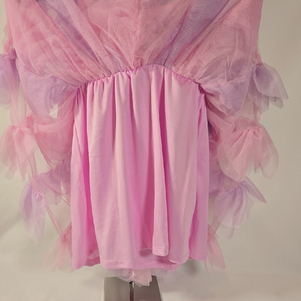 5T Afro Unicorn Princess Dress With Unicorn Print - Picture 6 of 8